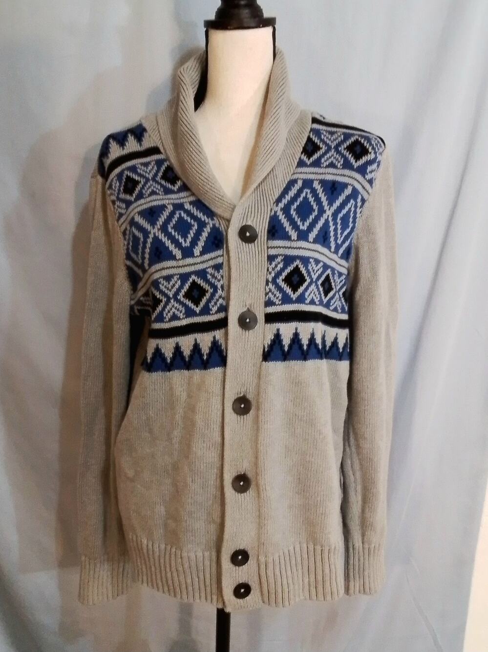 Helix mens cardigan